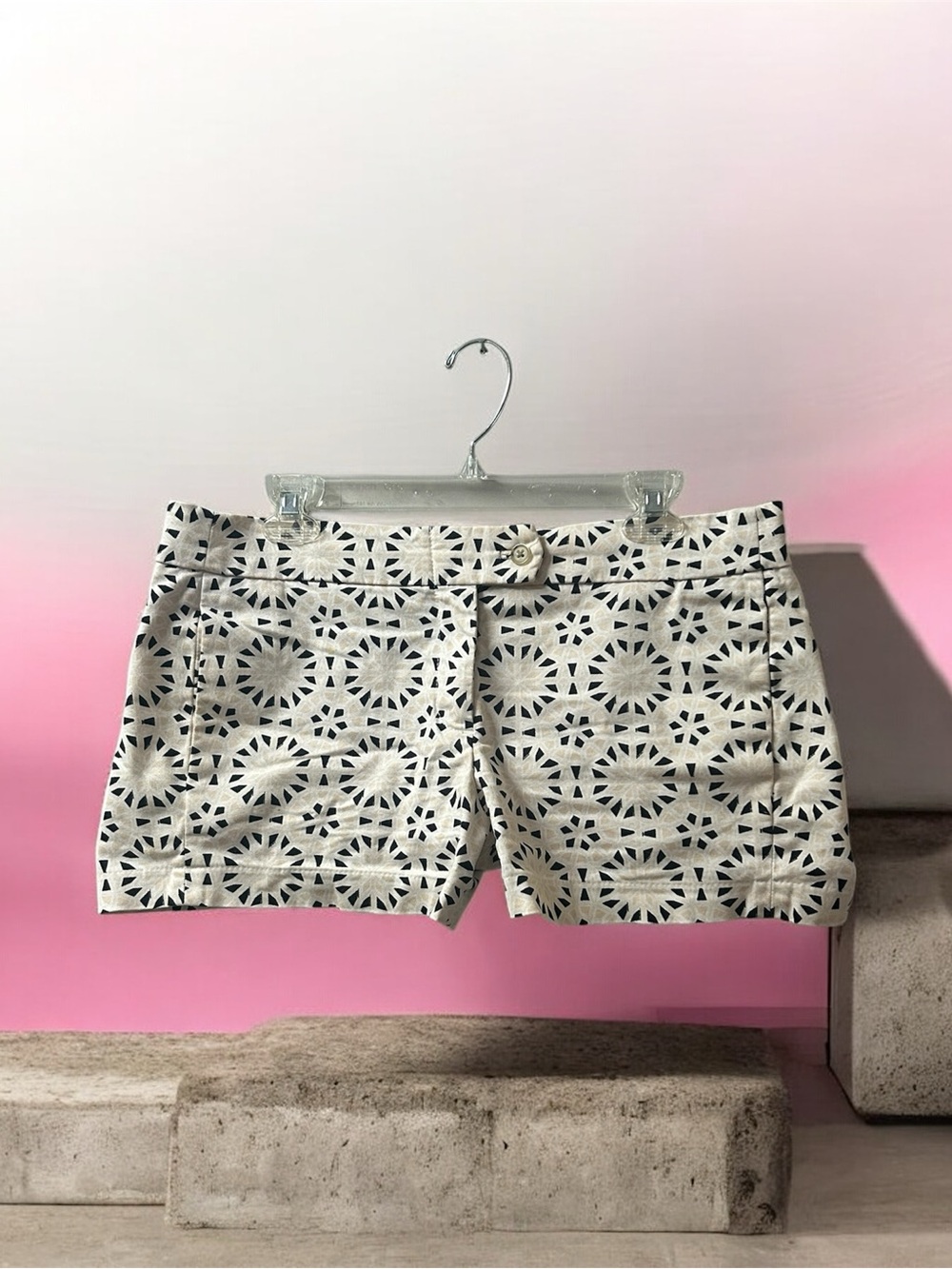 J. Crew Tan and Cream Shorts Women’s 10 size